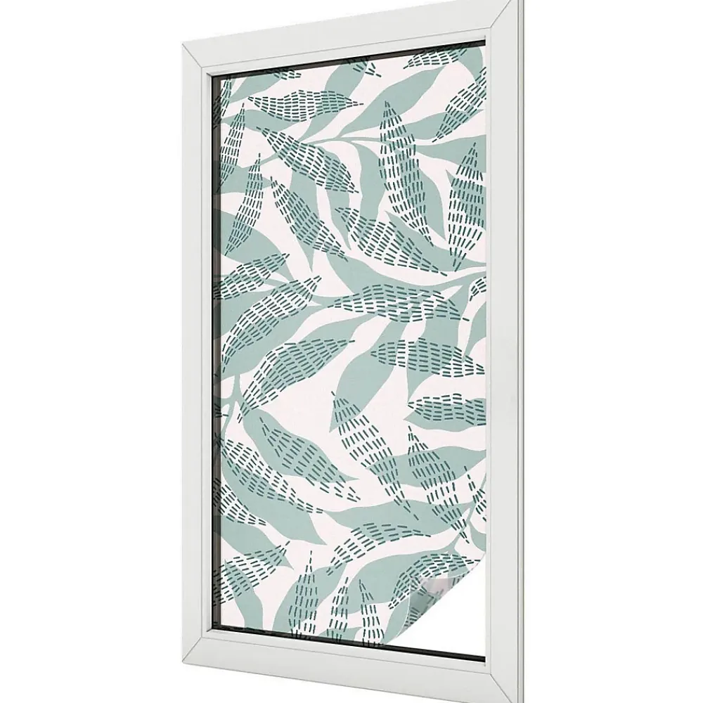 Wallfluent Film Occultant Pour Vitrage<Film dépoli blanc adhésif 50x100 cm de protection d'intimité Feuilles Vertes 1 rol.