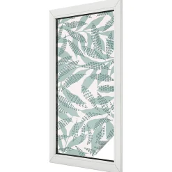 Wallfluent Film Occultant Pour Vitrage<Film dépoli blanc adhésif 50x116 cm de protection d'intimité Feuilles Vertes 1 rol.