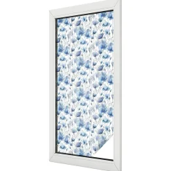 Wallfluent Film Occultant Pour Vitrage<Film dépoli blanc adhésif 50x116 cm décoratif vitrail Fleurs À L'aquarelle 1 rol.