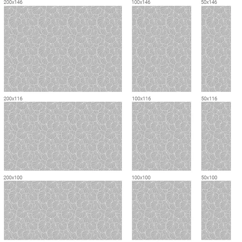 Wallfluent Film dépoli blanc adhésif 50x100 cm décoratif vitrail Élégance Feuillue 1 rol.- Film Occultant Pour Vitrage