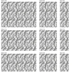 Wallfluent Film dépoli blanc adhésif 200x146 cm Protège efficacement l'intimité Feuilles Tropicales 1 rol.- Film Occultant Pour Vitrage