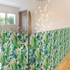 Ambiance Sticker Film Occultant Pour Vitrage<Film Fenêtre Anti Regard Occultant - ORCHIDÉE VERTE XL - Stickers pour Vitres & Porte de Douche - 40X200cm