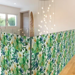 Ambiance Sticker Film Occultant Pour Vitrage<Film Fenêtre Anti Regard Occultant - ORCHIDÉE VERTE XL - Stickers pour Vitres & Porte de Douche - 40X200cm