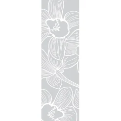 Ambiance Sticker Film Occultant Pour Vitrage<Film Fenêtre Anti Regard Occultant - FLEUR D'ORCHIDÉE 1 - Stickers Autocollant Brise-Vue pour Vitre & Porte de Douche - 55x185cm