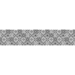 Ambiance Sticker Film Occultant Pour Vitrage<Film Fenêtre Anti Regard Occultant - AZULEJOS NOIR - Stickers pour Vitres & Porte de Douche - 40X200cm