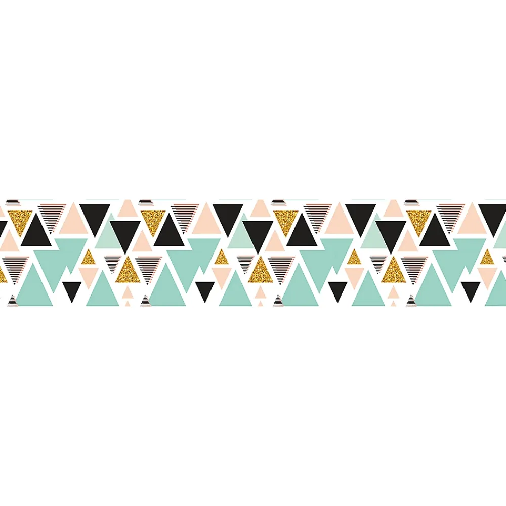 Ambiance Sticker Film Fenêtre Anti Regard Occultant - TRIANGLES SCANDINAVES XL - Stickers pour Vitres & Porte de Douche - 40X200cm- Film Occultant Pour Vitrage
