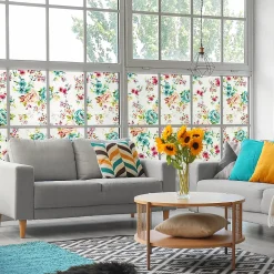Ambiance Sticker Film Occultant Pour Vitrage<Film Fenêtre Anti Regard Occultant - MOTIF FLORAL XL - Stickers pour Vitres & Porte de Douche - 40X200cm