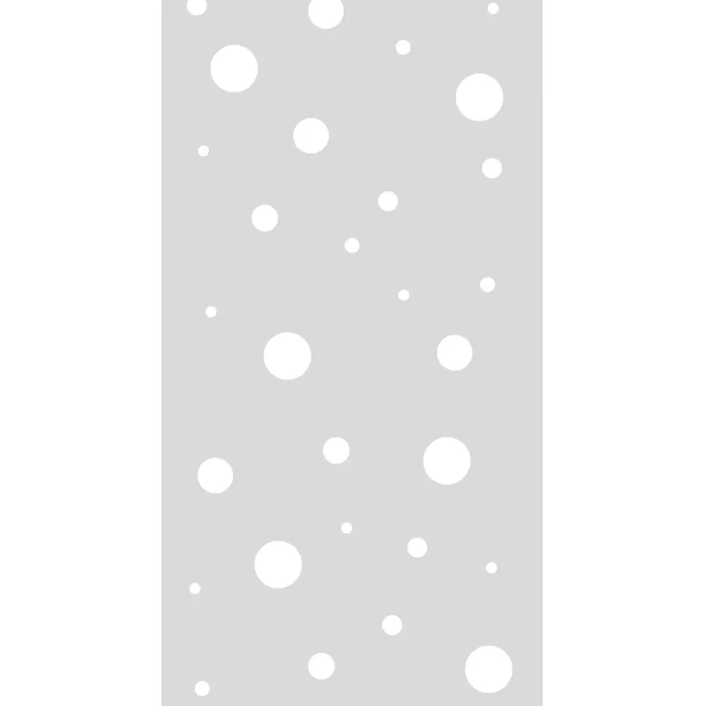 Ambiance Sticker Film Fenêtre Anti Regard Occultant - PETITES BULLES - Stickers Autocollant Brise-Vue pour Vitre & Porte de Douche - 205x105cm- Film Occultant Pour Vitrage