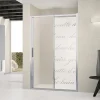 Ambiance Sticker Film Fenêtre Anti Regard Occultant - DOUCHE LITTÉRAIRE - Stickers Autocollant Brise-Vue pour Vitre & Porte de Douche - 185x55cm- Film Occultant Pour Vitrage
