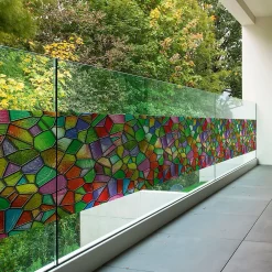 Ambiance Sticker Film Occultant Pour Vitrage<Film Fenêtre Anti Regard Occultant - VITRAIL MULTICOLOR - Stickers pour Vitres & Porte de Douche - 40x200cm