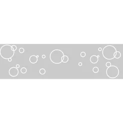 Ambiance Sticker Film Fenêtre Anti Regard Occultant - BULLES DE SAVON - Stickers Autocollant Brise-Vue pour Vitre & Porte de Douche - 55x200cm- Film Occultant Pour Vitrage