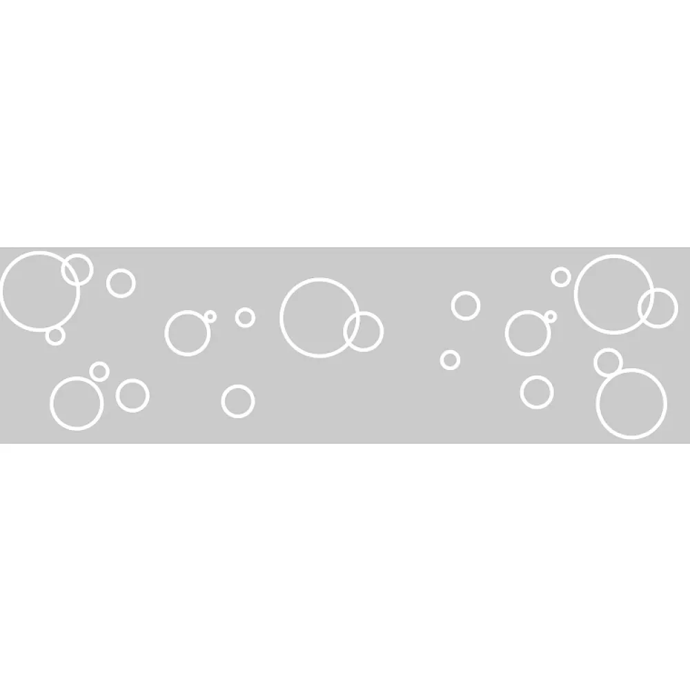 Ambiance Sticker Film Fenêtre Anti Regard Occultant - BULLES DE SAVON - Stickers Autocollant Brise-Vue pour Vitre & Porte de Douche - 55x200cm- Film Occultant Pour Vitrage