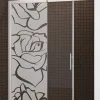 Ambiance Sticker Film Fenêtre Anti Regard Occultant - ROSES - Stickers Autocollant Brise-Vue pour Vitre & Porte de Douche - 185x55cm- Film Occultant Pour Vitrage