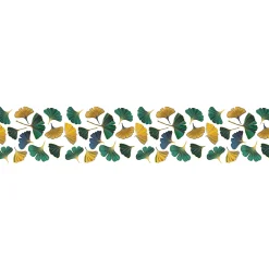 Ambiance Sticker Film Occultant Pour Vitrage<Film Fenêtre Anti Regard Occultant - FEUILLES GINKGO AUTOMNE XL - Stickers pour Vitres & Porte de Douche - 40X200cm