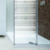 Ambiance Sticker Film Fenêtre Anti Regard Occultant - DESIGN ALIGNÉ - Stickers Autocollant Brise-Vue pour Vitre & Porte de Douche - 155x85cm- Film Occultant Pour Vitrage