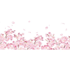 Ambiance Sticker Film Fenêtre Anti Regard Occultant - FLEURS DE CERISIER - Stickers pour Vitres & Porte de Douche - 40x100cm- Film Occultant Pour Vitrage