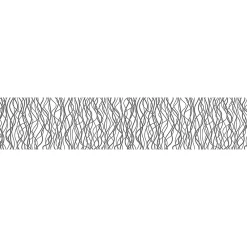 Ambiance Sticker Film Occultant Pour Vitrage<Film Fenêtre Anti Regard Occultant - LIANES SAUVAGES GRIS LONG - Stickers pour Vitres & Porte de Douche - 40X200cm