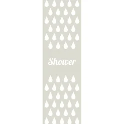 Ambiance Sticker Film Fenêtre Anti Regard Occultant - SHOWER - Stickers Autocollant Brise-Vue pour Vitre & Porte de Douche - 120x35cm- Film Occultant Pour Vitrage