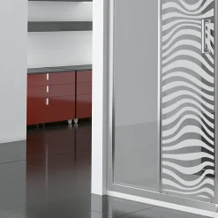 Ambiance Sticker Film Occultant Pour Vitrage<Film Fenêtre Anti Regard Occultant - ILLUSION OPTIQUE - Stickers Autocollant Brise-Vue pour Vitre & Porte de Douche - 55x185cm