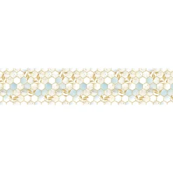 Ambiance Sticker Film Occultant Pour Vitrage<Film Fenêtre Anti Regard Occultant - NID D'ABEILLES CHIC XL - Stickers pour Vitres & Porte de Douche - 40X200cm