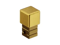 Ilcom Profilé Carrelage<Finition angulaire PQ en acier inoxydable pour profils Or satiné - 10 mm x 10 mm