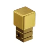 Ilcom Finition angulaire PQ en acier inoxydable pour profils Or satiné - 12 mm x 12 mm- Profilé Carrelage
