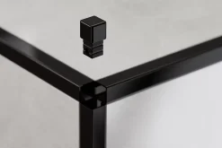Ilcom Finition angulaire PQ en acier inoxydable pour profils Noir poli - 10 mm x 10 mm- Profilé Carrelage