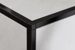 Ilcom Finition angulaire PQ en acier inoxydable pour profils Noir poli - 10 mm x 10 mm- Profilé Carrelage