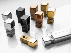 Ilcom Profilé Carrelage<Finition angulaire rectifiée PQS en acier inoxydable pour profils Noir satiné - 12 mm x 12 mm