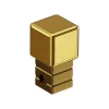 Ilcom Finition angulaire rectifiée PQS en acier inoxydable pour profils Or poli - 12 mm x 12 mm- Profilé Carrelage