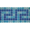 Casa Linéa Mosaïque<FRISE GREC PETIT MODELE MISCELLA BLU 1 PIÈCE 15,2 x 30,5 CM CASA LINEA