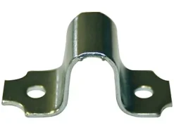 Afbat Gache pêne rond à visser acier zingué blanc Ø18 mm- Volet Battant