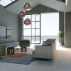 Samklic Dalle Et Lame Pvc<GAMME PRO - DALLE CLIPSABLE TRÈS HAUTE RÉSISTANCE AVEC SOUS-COUCHE INTEGREE. CIMENT BEIGE-Pack T5 (66m²)