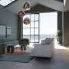 Samklic Dalle Et Lame Pvc<GAMME PRO - DALLE CLIPSABLE TRÈS HAUTE RÉSISTANCE AVEC SOUS-COUCHE INTEGREE. CIMENT TAUPE-Pack T5 (66m²)