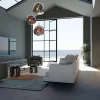 Samklic GAMME PRO - DALLE CLIPSABLE TRÈS HAUTE RÉSISTANCE AVEC SOUS-COUCHE INTEGREE. CIMENT FONCE-Pack T5 (66m²)- Dalle Et Lame Pvc