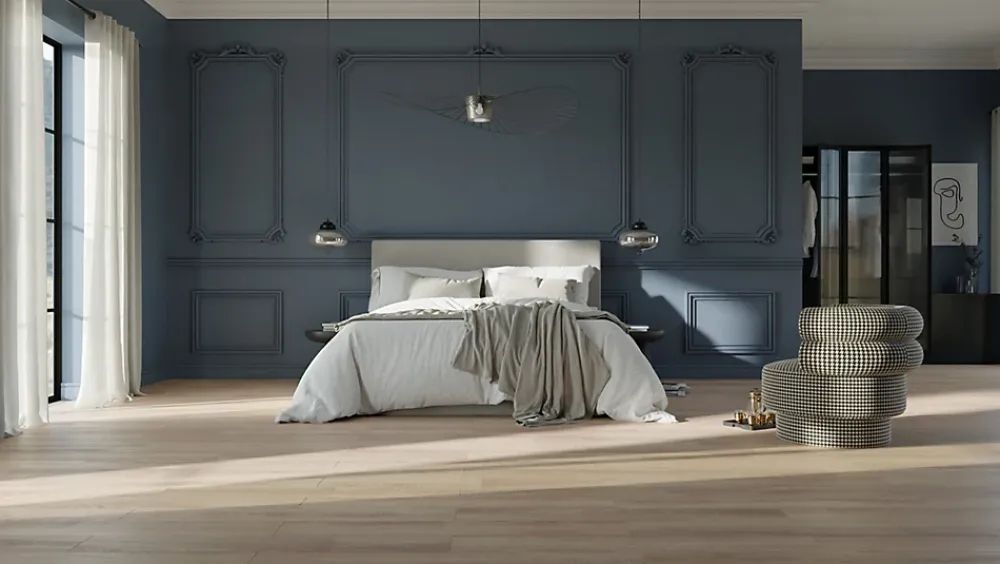 Samklic Dalle Et Lame Pvc<GAMME PRO - LAME CLIPSABLE TRÈS HAUTE RÉSISTANCE AVEC SOUS-COUCHE INTEGREE. ERABLE NATUREL - Colis individuel (2,64m²)