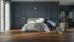 Samklic Dalle Et Lame Pvc<GAMME PRO - LAME CLIPSABLE TRÈS HAUTE RÉSISTANCE AVEC SOUS-COUCHE INTEGREE. NOYER NATUREL - Pack T5 (79m²)