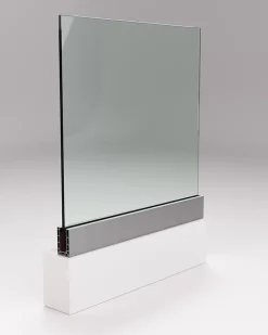 Sbalu Garde-corps en verre SB360 réglable sur mesure - Anodisé- Garde-Corps, Balustrade