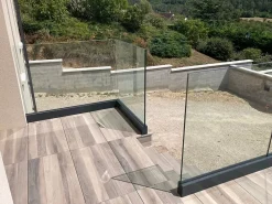 Sbalu Garde-Corps, Balustrade<Garde-Corps en verre sur mesure SB24S RAL 7016 Anthracite