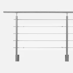 Kordo Garde-Corps, Balustrade<Garde-corps inox gris pose latérale, Inoca