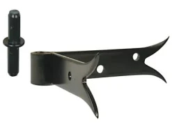 Afbat Volet Battant<Gond d'angle queue de carpe acier zingué jaune Ø14 mm