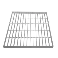MonsterShop Grille caillebotis en Acier Galvanisé - 500mm x 500mm- Accessoire D'Escalier