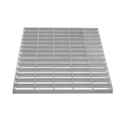 MonsterShop Grille caillebotis en Acier Galvanisé - 500mm x 500mm- Accessoire D'Escalier
