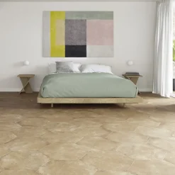 Lux Mosaic Grès Cérame Premium Format 56x48,5 Intérieur/Extérieur Parma Terra Hexagonal Effet Terre Cuite- Carrelage Extérieur Et Terrasse