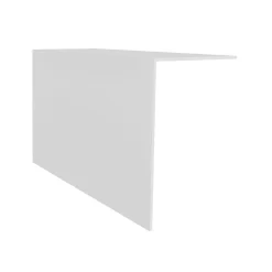 GoodHome Accessoire Pour Fenêtre<Habillage en L pour fenêtre pvc blanc 6 x 6 cm