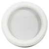 GoodHome Hublot pour porte de garage circulaire en PVC blanc Ø.31,8 x H.31,8 cm- Accessoire Pour Porte De Garage