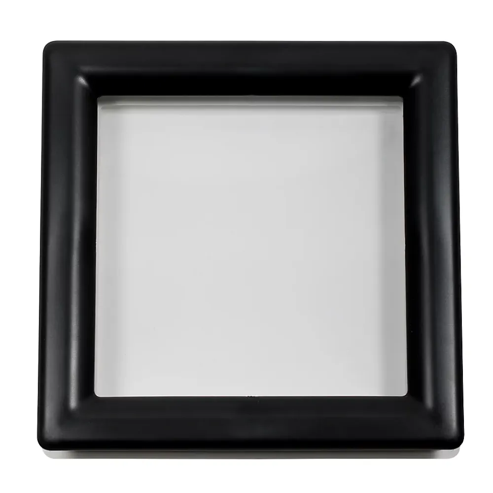 GoodHome Accessoire Pour Porte De Garage<Hublot pour porte de garage carré en PVC noir l.29 x H.29 cm