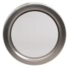 GoodHome Accessoire Pour Porte De Garage<Hublot pour porte de garage circulaire en acier inoxydable argenté Ø.30,5 x H.30,5 cm