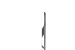 Ilcom Profilé Carrelage<Profilé décoratif Li Angle intérieur en acier inoxydable Argent poli - 10 mm x 2440 mm x 0,65 ep.