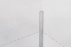 Ilcom Profilé Carrelage<Profilé décoratif Li Angle intérieur en acier inoxydable Argent satiné - 10 mm x 2700 mm x 0,65 ep.